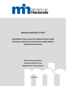 Resolución RES-DGA-137-2016