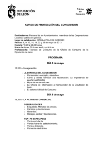 III CURSO BÁSICO DE CONSUMO - Ayuntamiento de La Pola de
