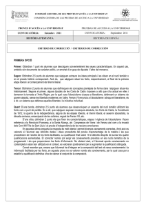 PRIMERA OPCI&Oacute; Primer: Obtindran 1 punt els