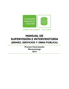 manual de supervisión e interventoría