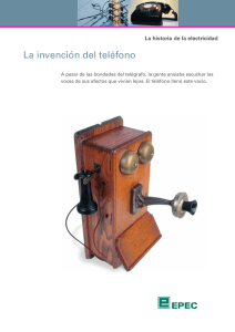 La invención del teléfono