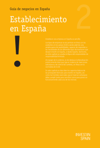 Establecimiento en España