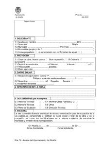 Licencia de obras - Ayuntamiento de Alcañiz