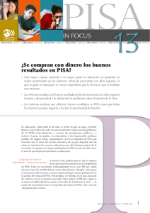 ¿Se compran con dinero los buenos resultados en PISA?