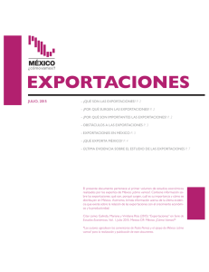 exportaciones - México ¿cómo vamos?