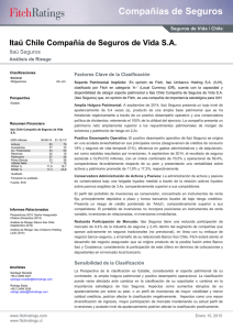 Compañías de Seguros - Fitch Ratings Chile