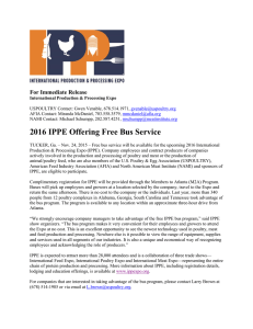 2016 IPPE Offering Free Bus Service