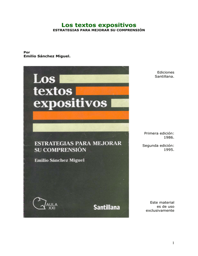Los Textos Expositivos