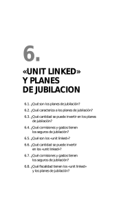 Unit linked y planes de pensiones.