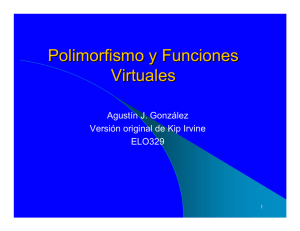 Polimorfismo y Funciones Virtuales