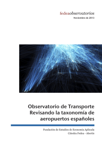 Revisando la taxonomía de los aeropuertos españoles
