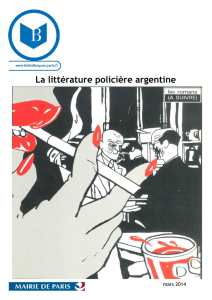 La littérature policière argentine : édition du 12 mars 2014