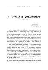 LA BATALLA DE CALATAÑAZOR.
