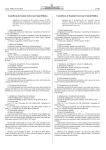 Adjudicació i formalització del contracte número 75/2016