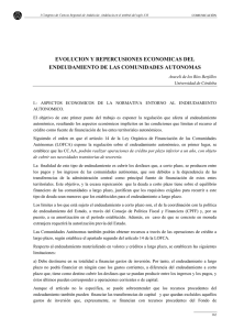 evolucion y repercusiones economicas del endeudamiento de las