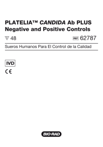 PLATELIA™ CANDIDA Ab PLUS Negative and Positive - Bio-Rad