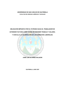 universidad de san carlos de guatemala obligación impuesta por el