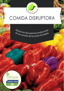 Comida disruptora - Fundación Vivo Sano