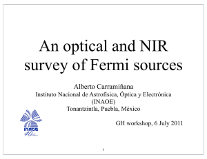 An optical and NIR survey of Fermi sources
