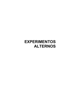 EXPERIMENTOS ALTERNOS