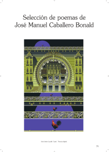 Selección de poemas de José Manuel Caballero Bonald