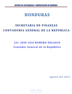 SISTEMAS DE CONTABILIDAD Y ADMINISTRACION DE HONDURAS