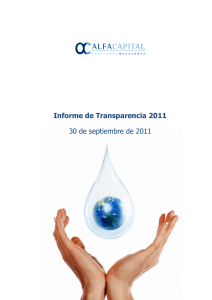 Informe de Transparencia 2011