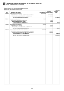 pressupostos de la generalitat de catalunya per al 2012