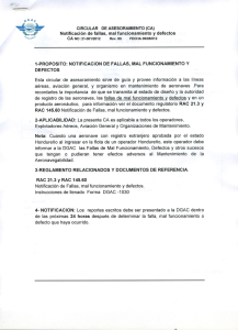 circular de asesoramiento (ca)
