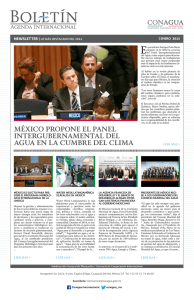MÉXICO PROPONE EL PANEL INTERGUBERNAMENTAL DEL
