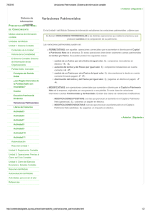 Variaciones Patrimoniales _ Sistema de información contable