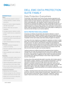 Hoja de datos de la familia de productos EMC Data Protection Suite