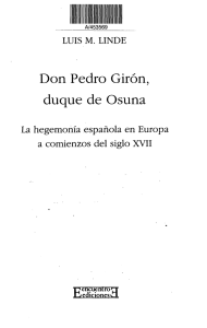 Don Pedro Girón, duque de Osuna