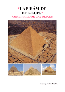 la pirámide de keops