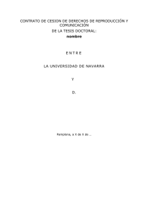 CONTRATO DE CESION DE DERECHOS DE REPRODUCCIÓN Y