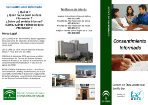 Consentimiento Informado - Hospital Universitario de Valme