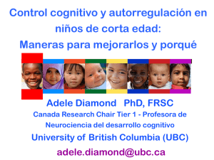 Control cognitivo y autorregulación en niños de corta edad