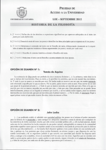 Examen Selectividad Cantabria Filosofia 2012