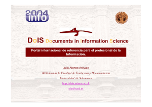DoIS Documents in Information Science - E-LIS repository
