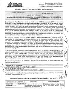 cuarta y ultima junta de aclaraciones 18575004-512-10