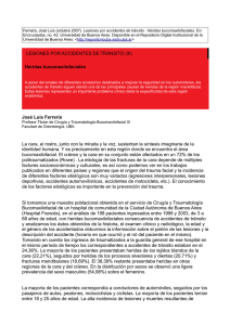 Lesiones por accidentes de tránsito