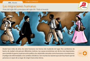Las migraciones humanas