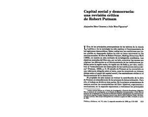 Page 1 Capital social y democracia: una revisión crítica de Robert