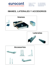 IMANES, LATERALES Y ACCESORIOS Imanes Laterales Accesorios