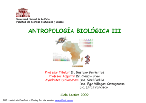 ANTROPOLOGÍA BIOLÓGICA III