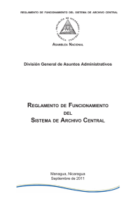 División General de Asuntos Administrativos REGLAMENTO DE