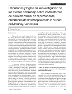 Dificultades y logros en la investigación de los efectos del trabajo