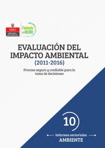 evaluación del impacto ambiental