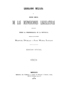 LEGISLACION MEXiCANA - Suprema Corte de Justicia de la Nación