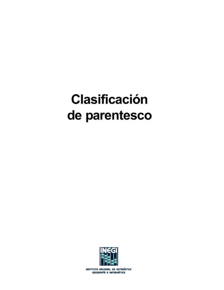 Clasificación De Parentesco